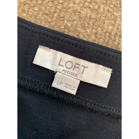 Ann Taylor LOFT Skirt Womens LP Petite Mini Wrap Style Ponte Office Academia - Picture 5 of 7